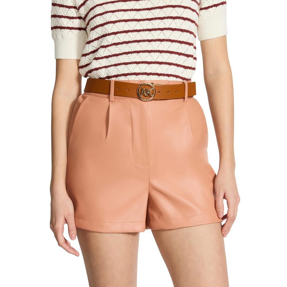 8225 Solid Reversible Pant Belt, Latte - Picture 5 of 7